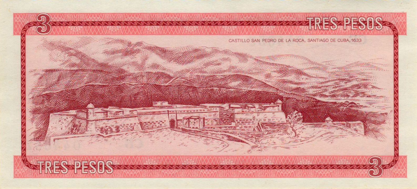 Cuba 3 1985 UNC P-FX2